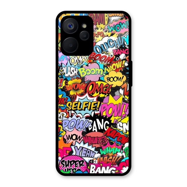 Comic Ringtone Glass Back Case for Realme 9i 5G