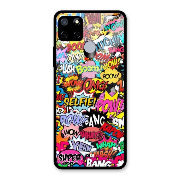 Comic Ringtone Glass Back Case for Realme C15