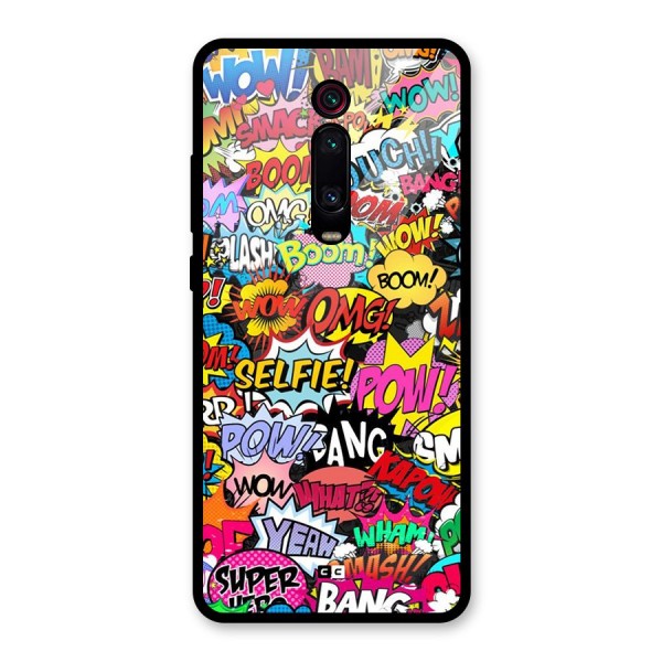 Comic Ringtone Glass Back Case for Redmi K20 Pro