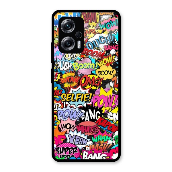 Comic Ringtone Glass Back Case for Redmi K50i