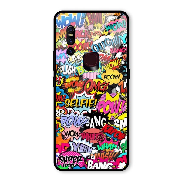 Comic Ringtone Glass Back Case for Vivo V15