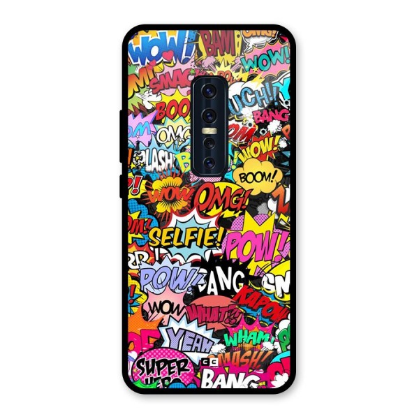 Comic Ringtone Glass Back Case for Vivo V17 Pro