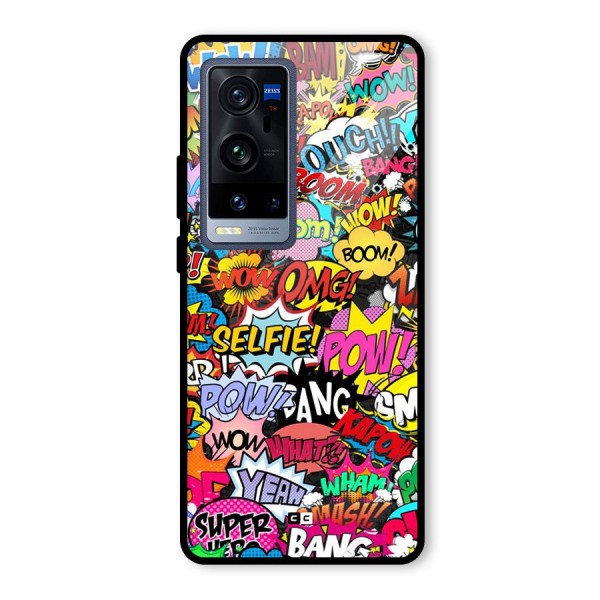 Comic Ringtone Glass Back Case for Vivo X60 Pro Plus