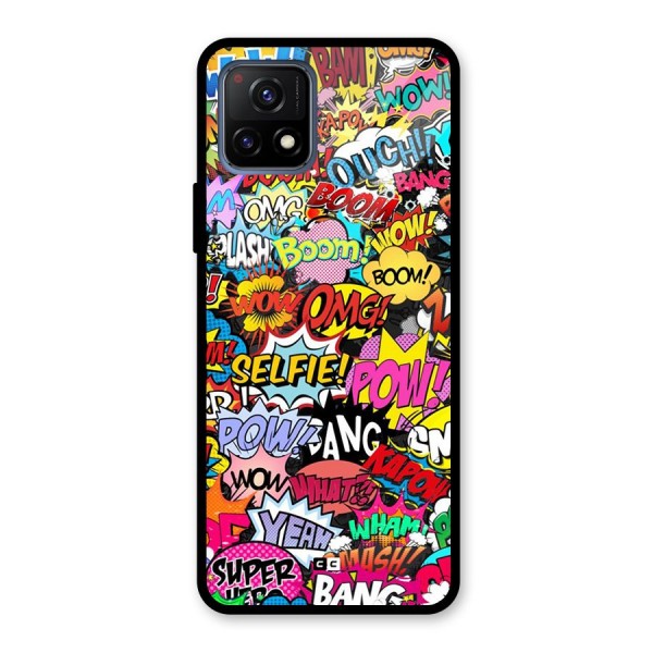 Comic Ringtone Glass Back Case for Vivo Y72 5G