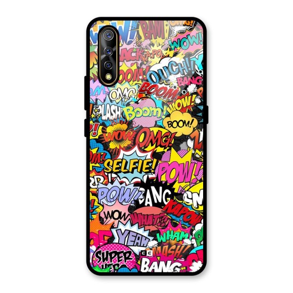 Comic Ringtone Glass Back Case for Vivo Z1x