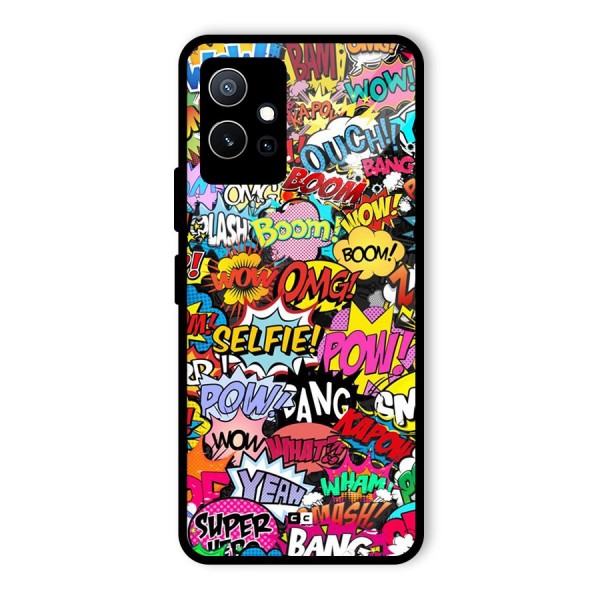 Comic Ringtone Glass Back Case for Vivo iQOO Z6