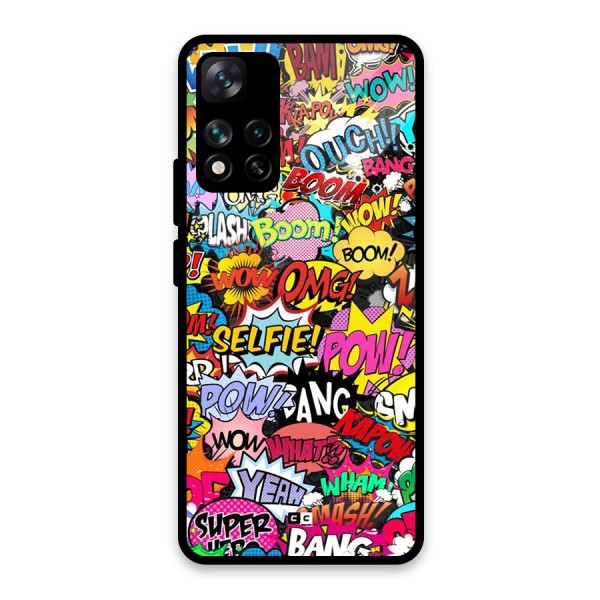 Comic Ringtone Glass Back Case for Xiaomi 11i 5G