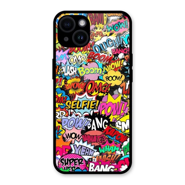 Comic Ringtone Glass Back Case for iPhone 14