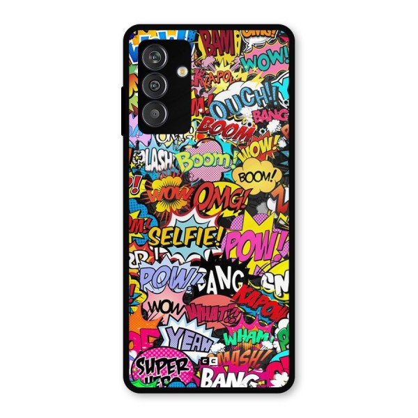 Comic Ringtone Metal Back Case for Galaxy F13