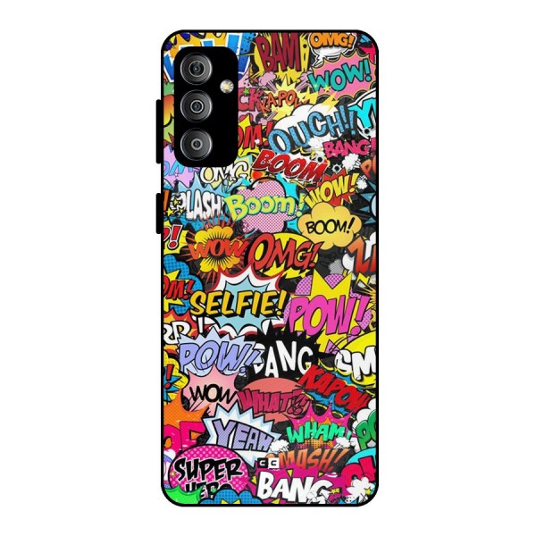 Comic Ringtone Metal Back Case for Galaxy F23