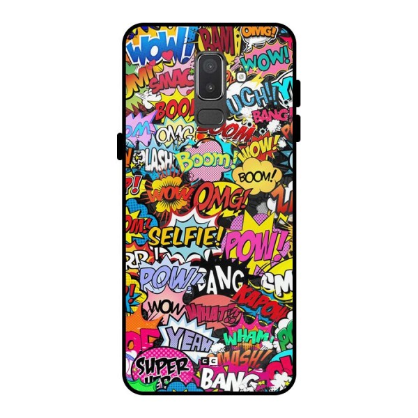 Comic Ringtone Metal Back Case for Galaxy On8 (2018)