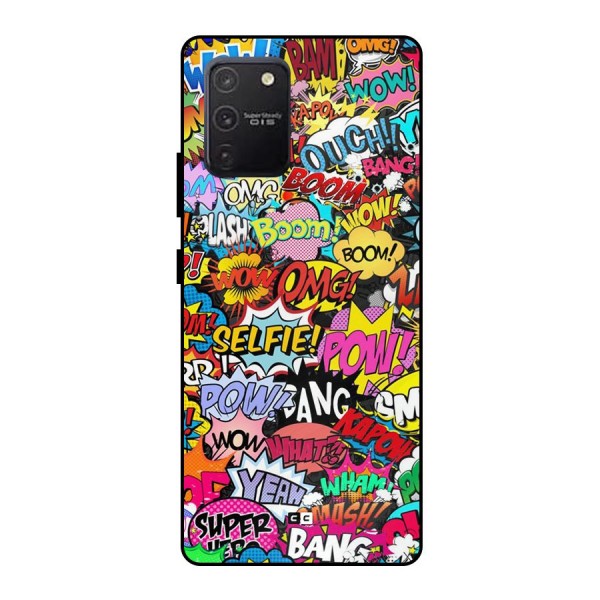 Comic Ringtone Metal Back Case for Galaxy S10 Lite