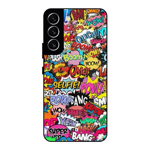 Comic Ringtone Metal Back Case for Galaxy S22 5G