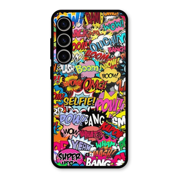 Comic Ringtone Metal Back Case for Galaxy S23 Plus