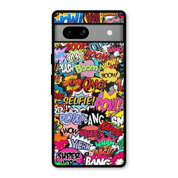 Comic Ringtone Metal Back Case for Google Pixel 7a