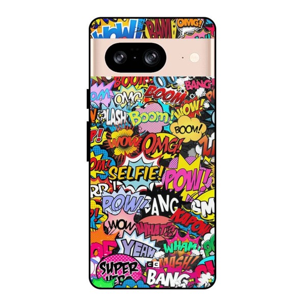 Comic Ringtone Metal Back Case for Google Pixel 8