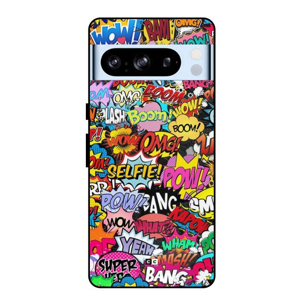 Comic Ringtone Metal Back Case for Google Pixel 8 Pro