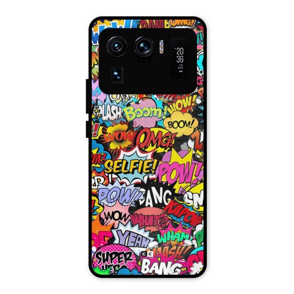 Comic Ringtone Metal Back Case for Mi 11 Ultra