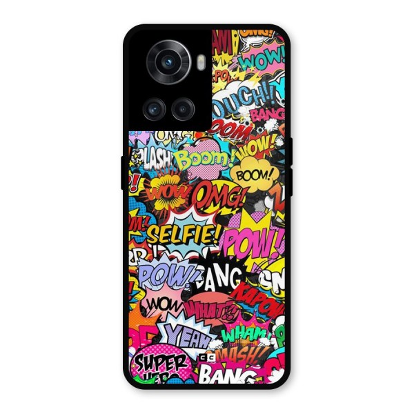 Comic Ringtone Metal Back Case for OnePlus 10R