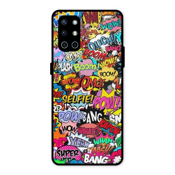 Comic Ringtone Metal Back Case for OnePlus 9R