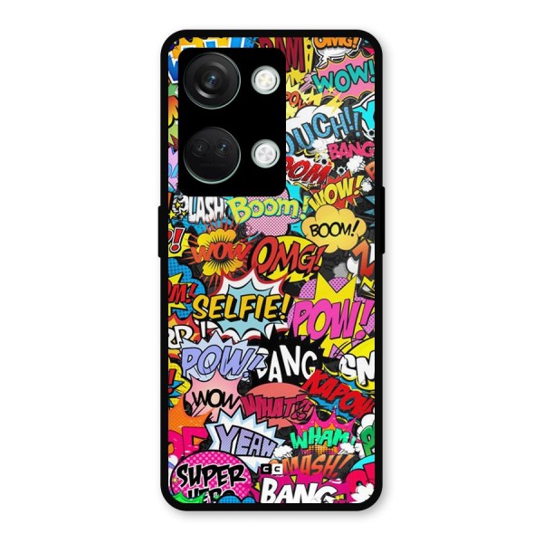 Comic Ringtone Metal Back Case for OnePlus Nord 3