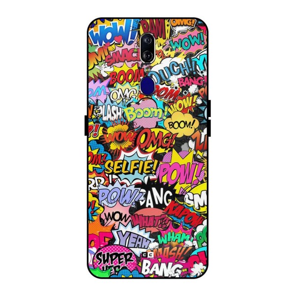 Comic Ringtone Metal Back Case for Oppo F11