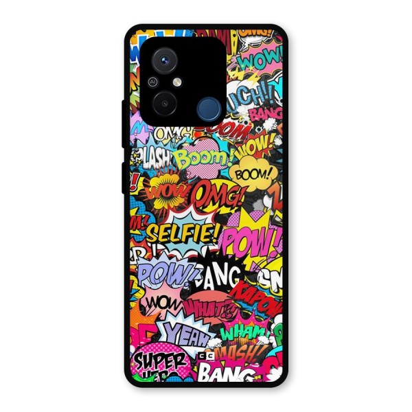 Comic Ringtone Metal Back Case for Poco C55