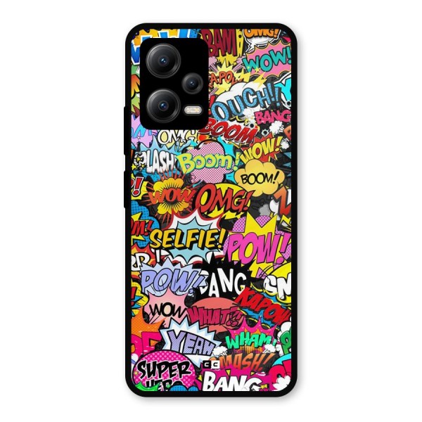 Comic Ringtone Metal Back Case for Poco X5