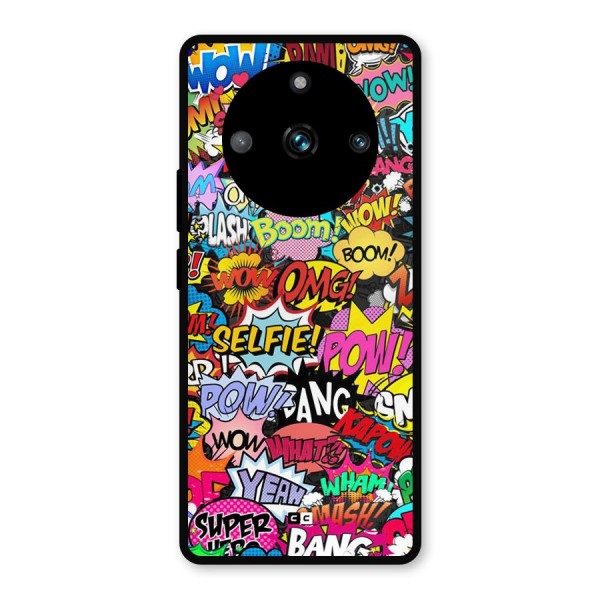 Comic Ringtone Metal Back Case for Realme 11 Pro