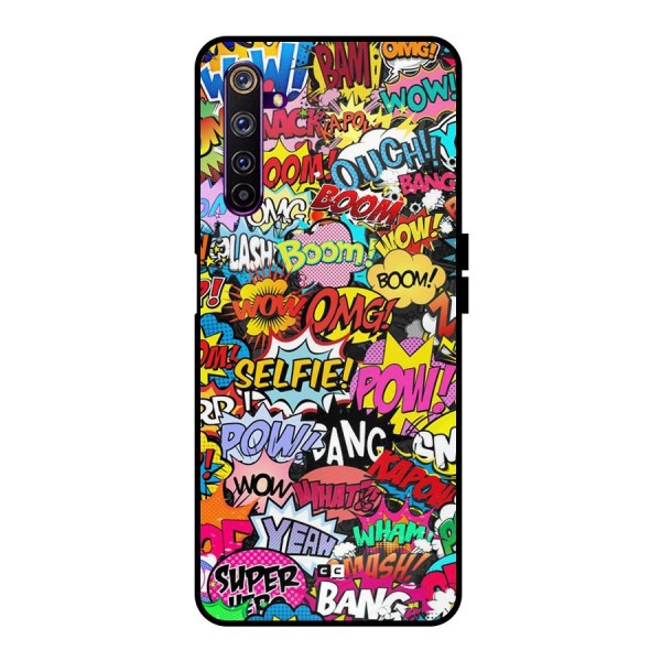 Comic Ringtone Metal Back Case for Realme 6 Pro