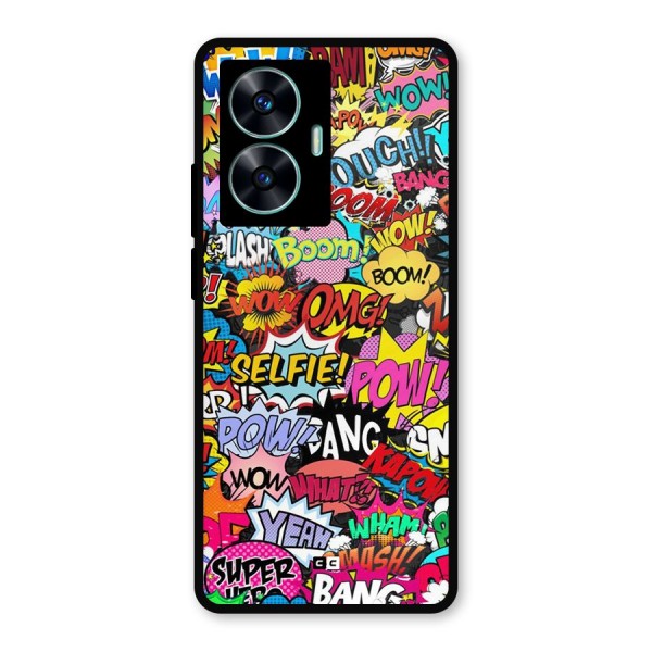 Comic Ringtone Metal Back Case for Realme C55