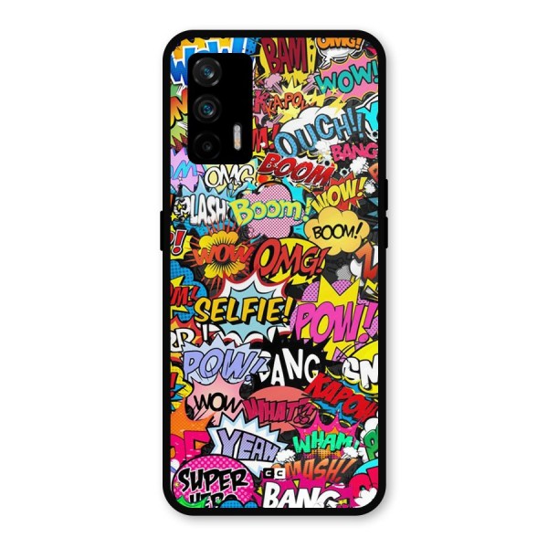 Comic Ringtone Metal Back Case for Realme GT 5G