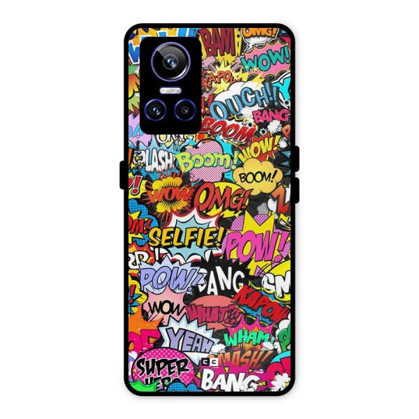 Comic Ringtone Metal Back Case for Realme GT Neo 3