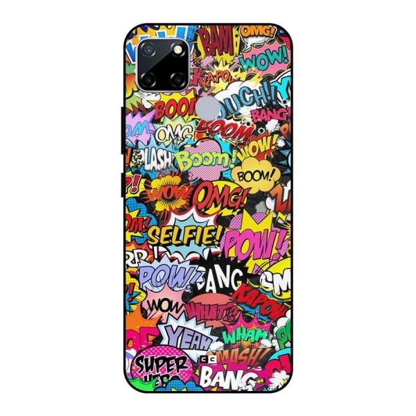 Comic Ringtone Metal Back Case for Realme Narzo 20