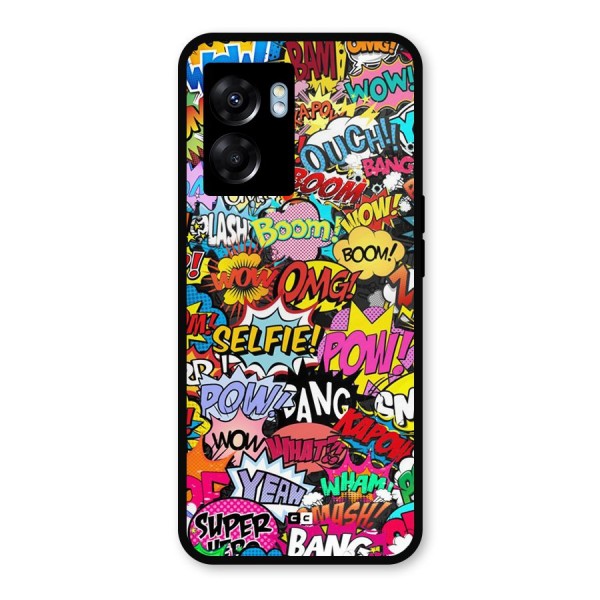 Comic Ringtone Metal Back Case for Realme Narzo 50 5G