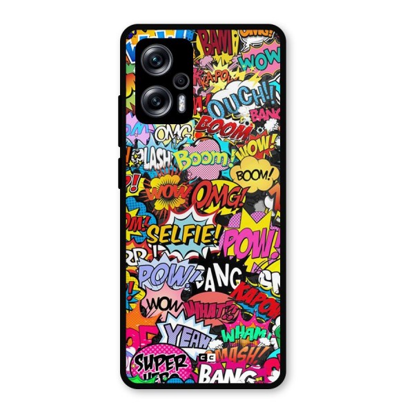 Comic Ringtone Metal Back Case for Redmi K50i