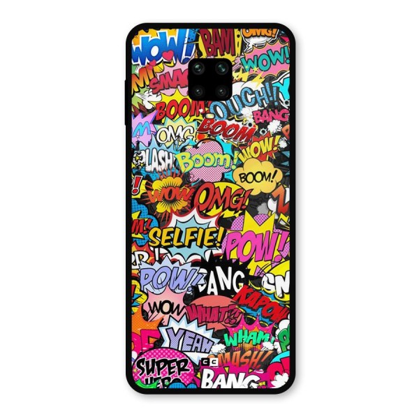 Comic Ringtone Metal Back Case for Redmi Note 10 Lite