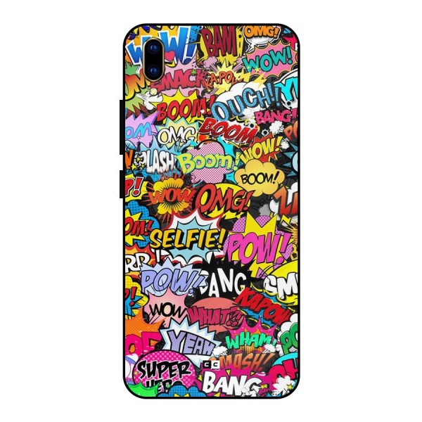 Comic Ringtone Metal Back Case for Vivo V11 Pro