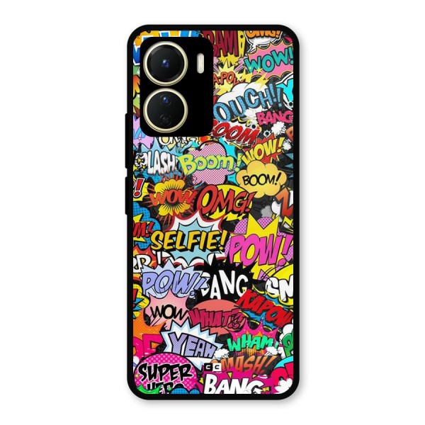 Comic Ringtone Metal Back Case for Vivo Y16