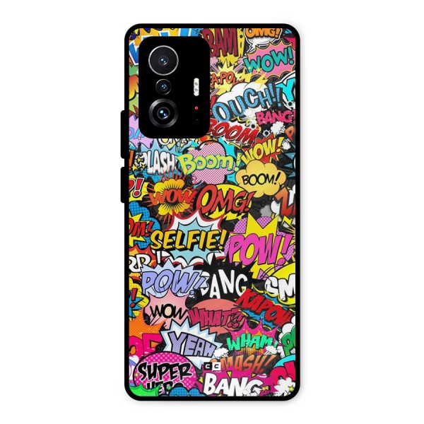 Comic Ringtone Metal Back Case for Xiaomi 11T Pro