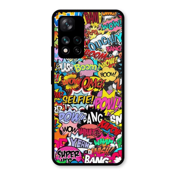 Comic Ringtone Metal Back Case for Xiaomi 11i Hypercharge 5G