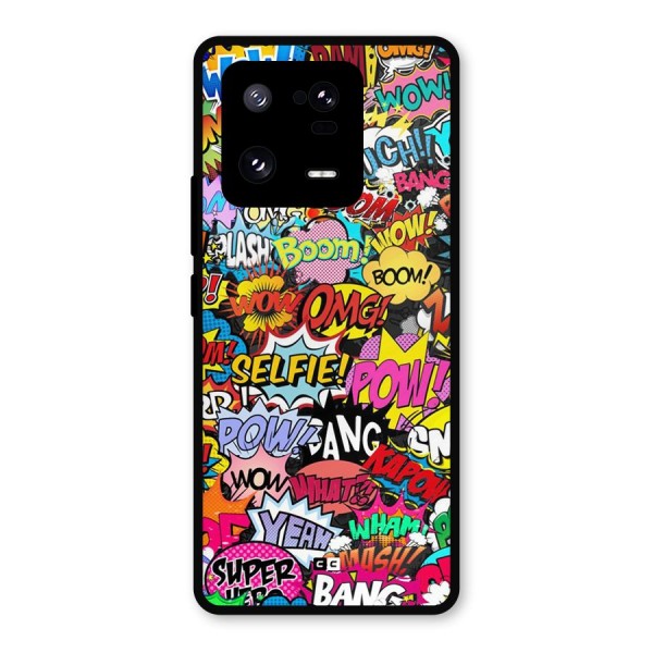 Comic Ringtone Metal Back Case for Xiaomi 13 Pro