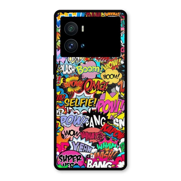 Comic Ringtone Metal Back Case for iQOO 9 Pro