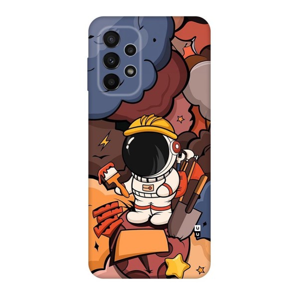 Comic Space Astronaut Back Case for Galaxy A23