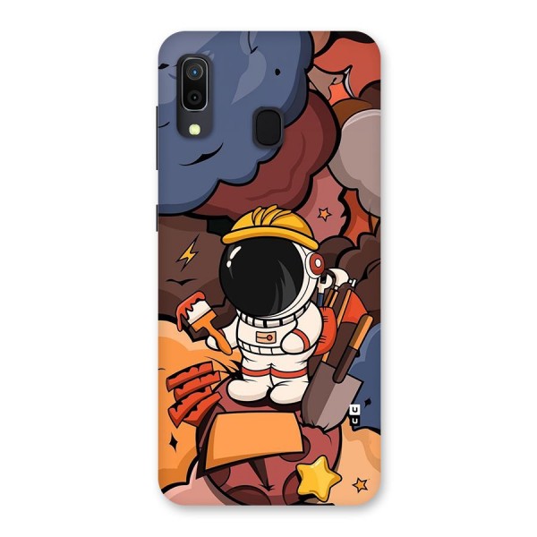 Comic Space Astronaut Back Case for Galaxy A30