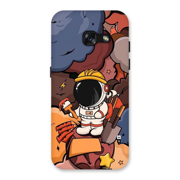 Comic Space Astronaut Back Case for Galaxy A3 (2017)