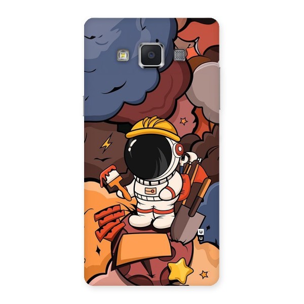 Comic Space Astronaut Back Case for Galaxy A5