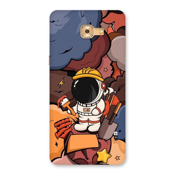 Comic Space Astronaut Back Case for Galaxy C9 Pro