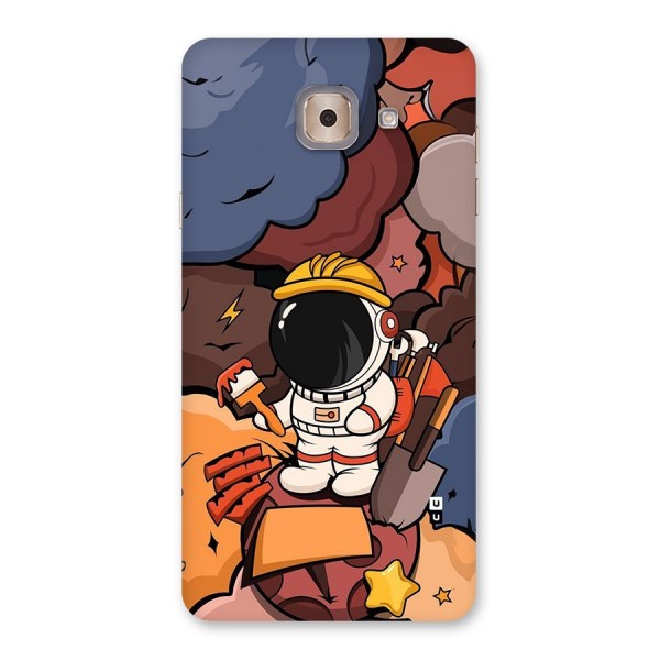 Comic Space Astronaut Back Case for Galaxy J7 Max