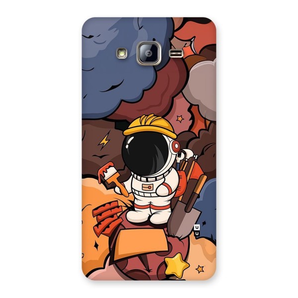 Comic Space Astronaut Back Case for Galaxy On5